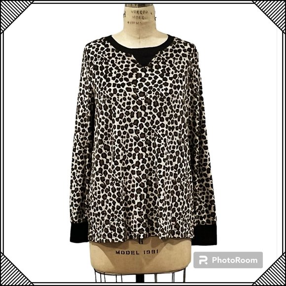 FELINA Velour/Fleece Cheetah Print Pajama Set - Size M - Picture 3 of 11